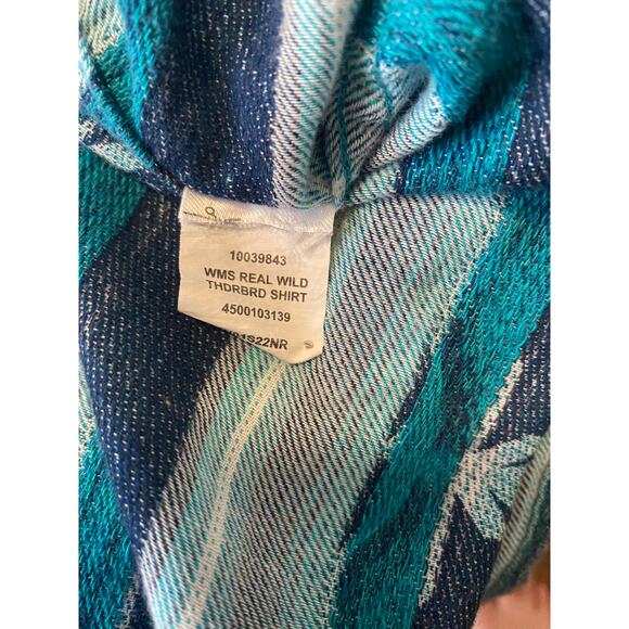 ARIAT Women Real WILD THUNDERBIRD Jacquard Long‎ Sleeve Western Snap Shirt Med - Picture 7 of 7